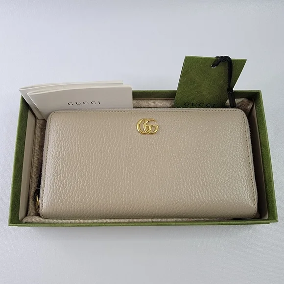 GUCCI GG Marmont Leather Zippy Wallet - Picture 12 of 12